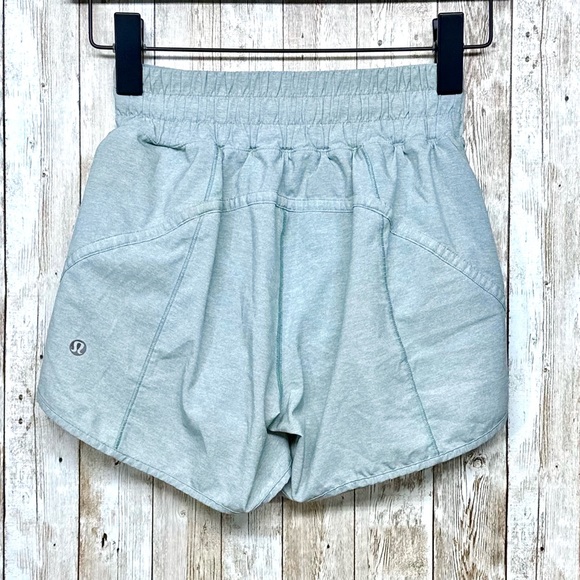 Lululemon Track That Shorts in Heather Lux Multi Hazy Jade [2037] - Picture 5 of 10